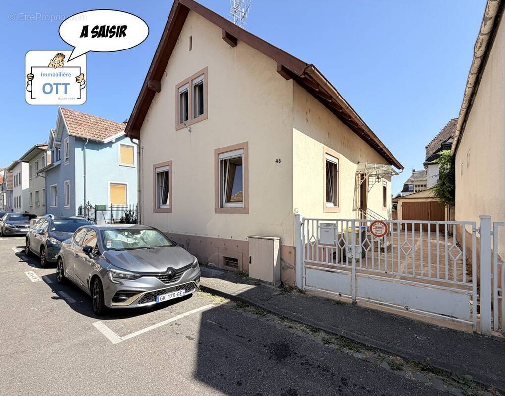 Façade - Maison à SCHILTIGHEIM