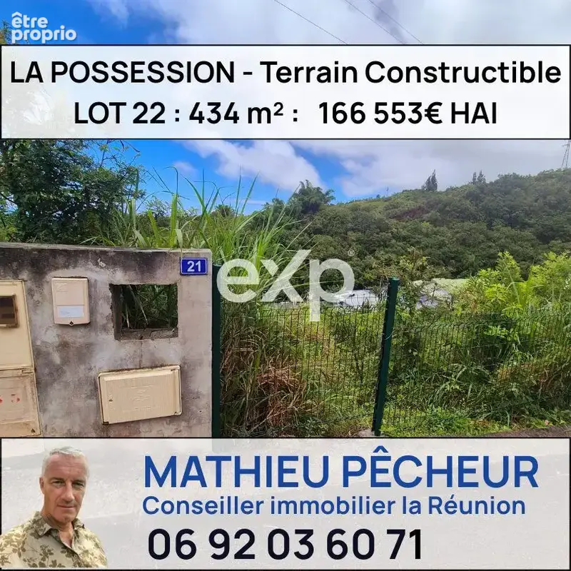 Terrain à LA POSSESSION