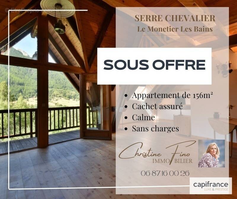 Appartement à LE MONETIER-LES-BAINS