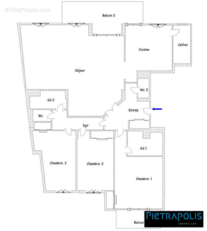 Appartement à CHARBONNIERES-LES-BAINS