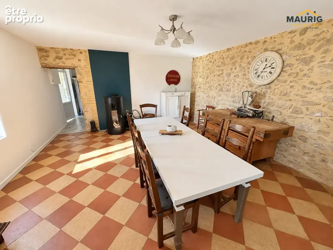 Maison en pierre 165m2  avec Dépendance et piscine et jardin. - photo 3