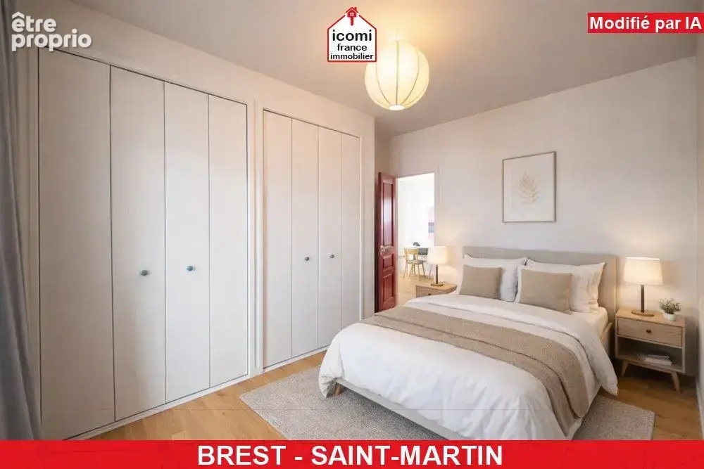 Finistere - brest (29200) - a vendre - appartement - 1 chambre possible 2 - idealement situe - dernier etage- lumineux - photo 5