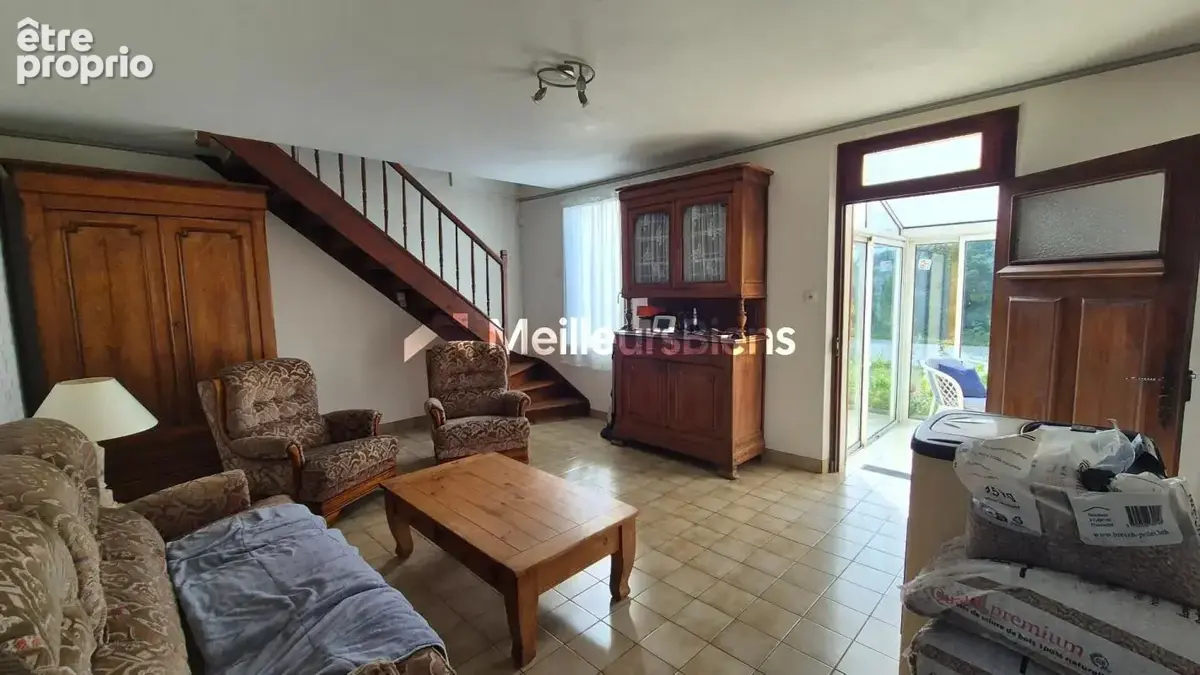 Maison de campagne 80m², trois chambres sur un terrain de 432m² - photo 2