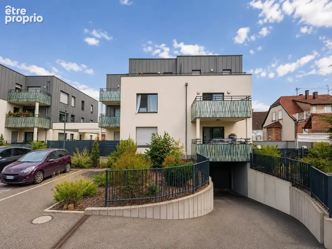 Appartement 3 pièces avec terrasse, garage et cave   Haguenau - photo 2