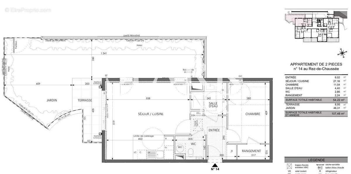 Appartement à BEAUSOLEIL