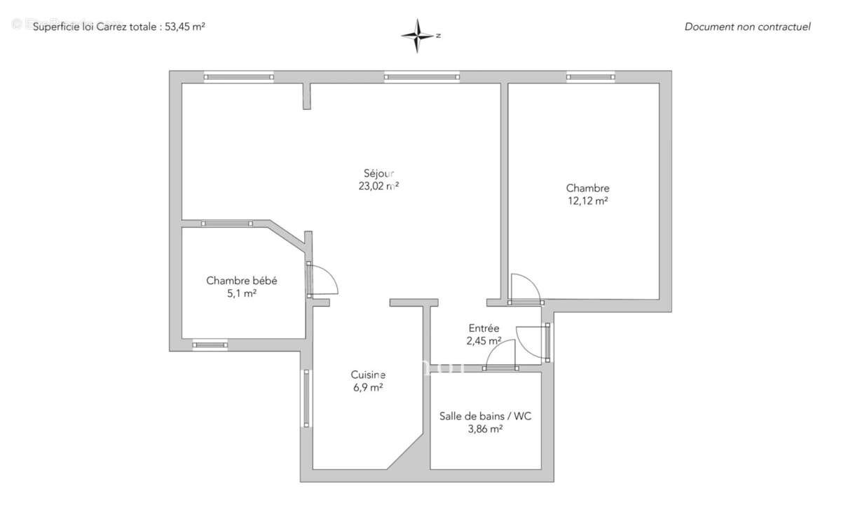 Appartement à PARIS-18E