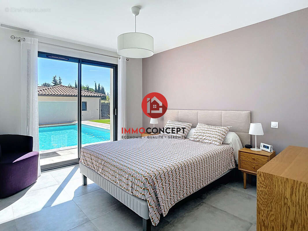 Chambre parentale - Maison à PUJAUT