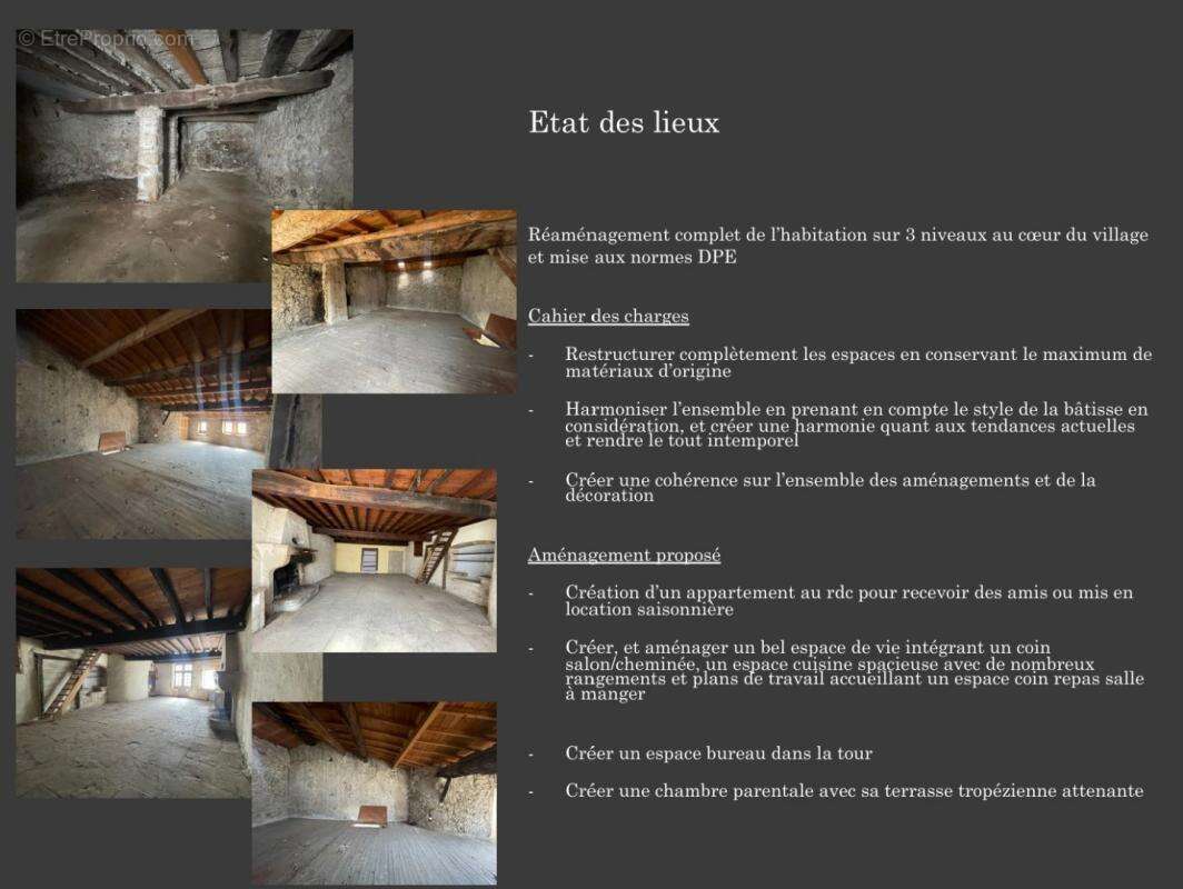 Maison à SALLES-SOUS-BOIS