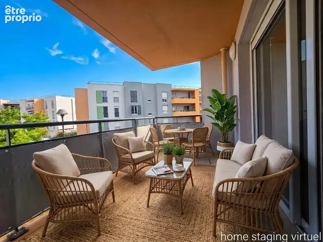 Appartement 2 pièces -  45 m²  - Terrasse  - parking sécurisé - photo 3