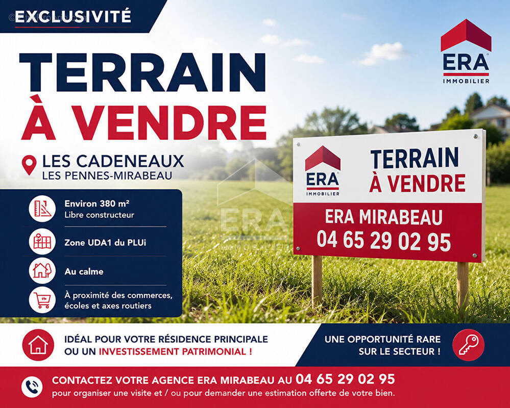 Terrain à LES PENNES-MIRABEAU