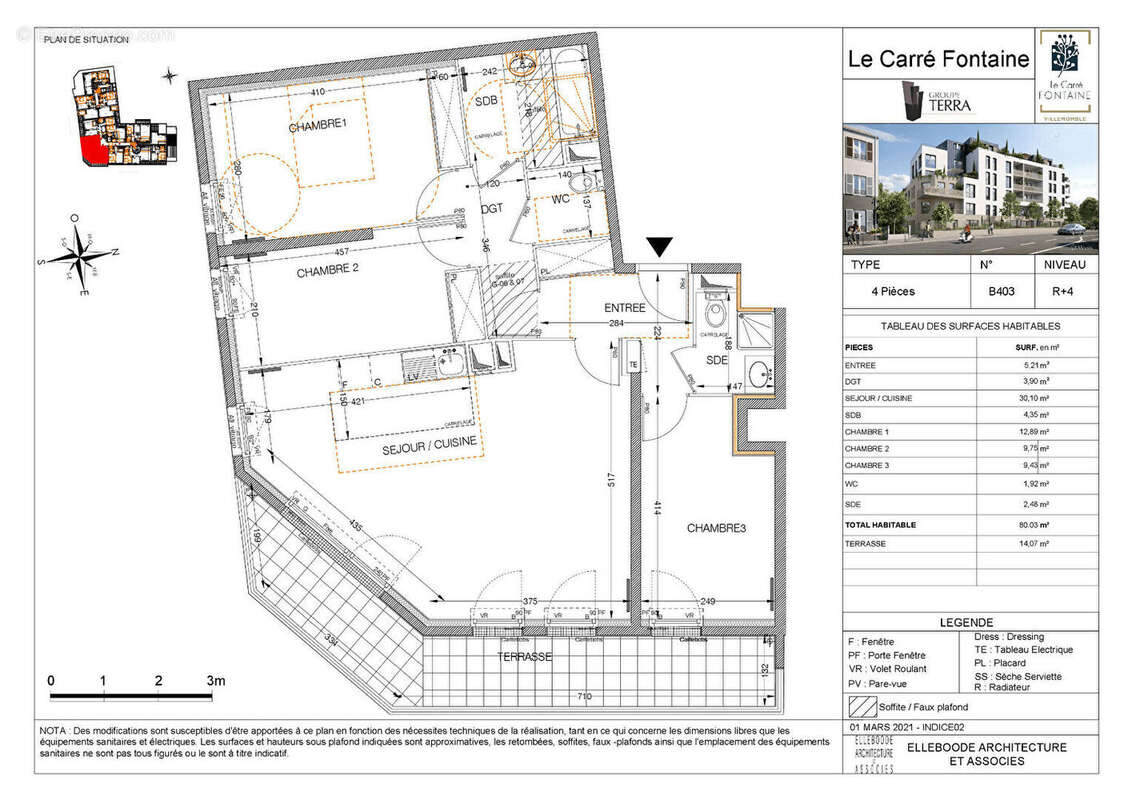 Appartement à VILLEMOMBLE