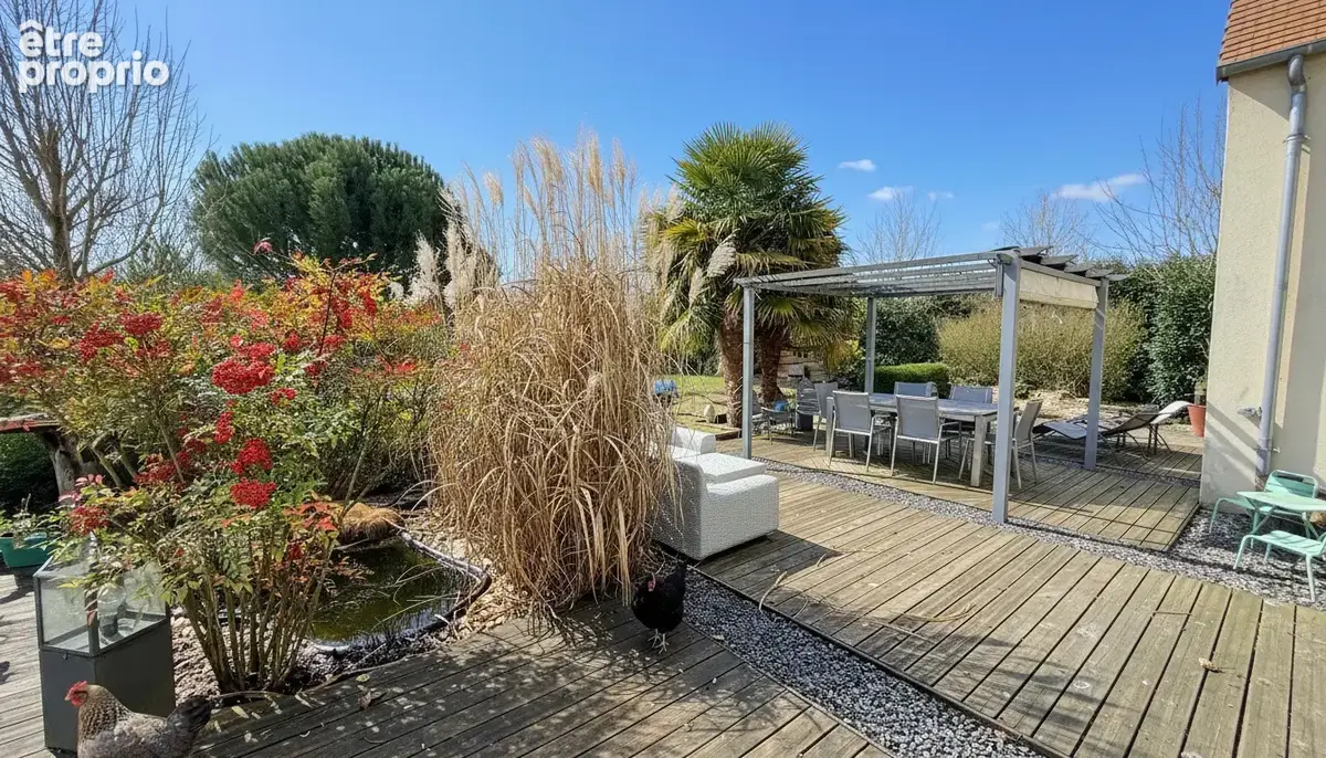 Propriété avec piscine, jardin arboré, garage et studio - photo 4