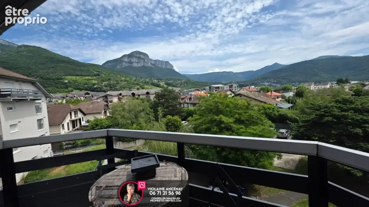 T2 rénové avec ascenseur, balcon et vue dégagée sur les bauges - photo 12