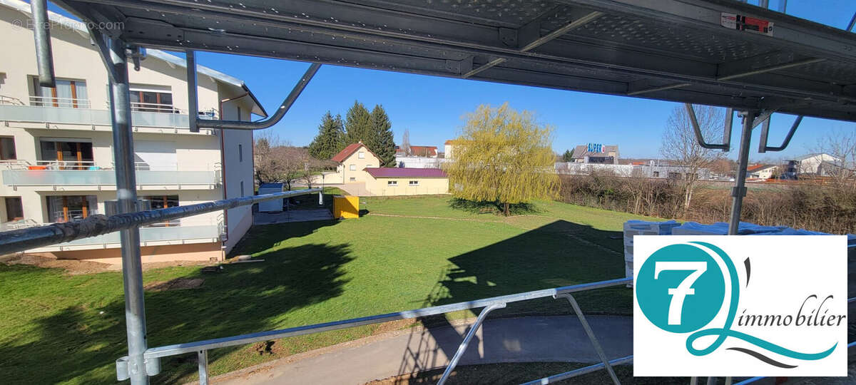 vue depuis terrasse  - Appartement à VALDAHON