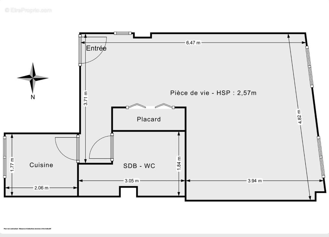 Appartement 33 m² à Montreuil  - photo 6