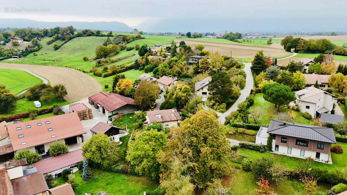 vue drone (6) - Terrain à SAINT-JULIEN-EN-GENEVOIS