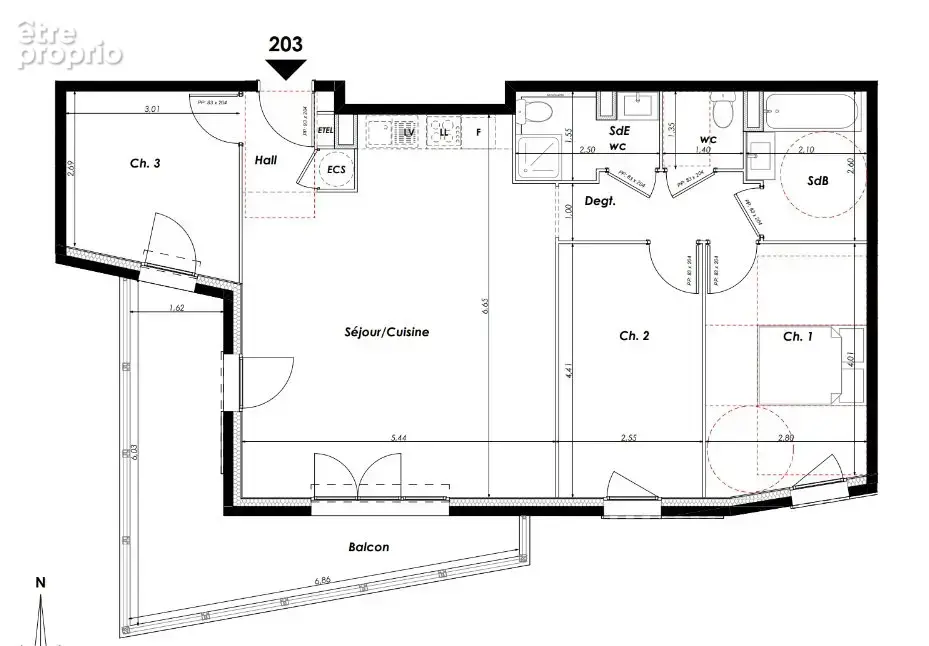 Appartement 4 pièces 82 m² à vendre à Saint-Laurent-Du-Var (06700) - photo 5