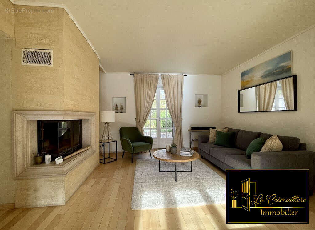 Séjour réaliser par IA maison Saint-Chéron  - Maison à SAINT-CHERON