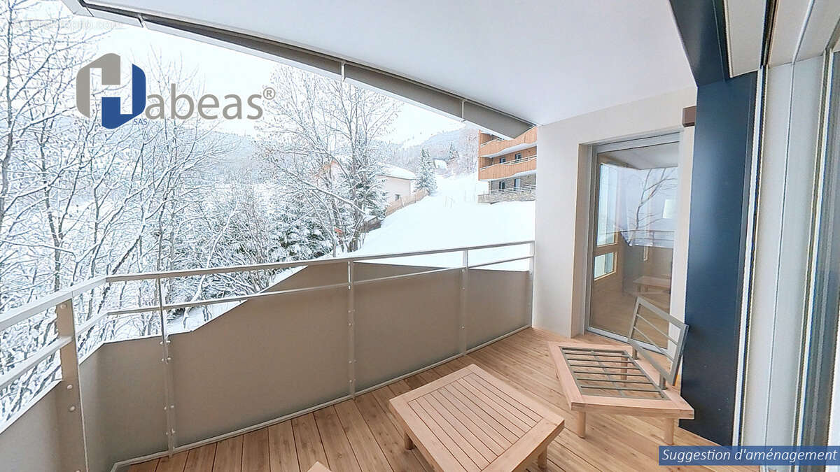 T2 avec 1 chambre et un Balcon de 16.31m², Un Casier à Ski, et un cellier - photo 4