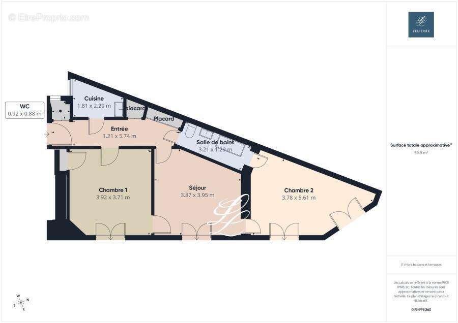 Appartement à PARIS-15E