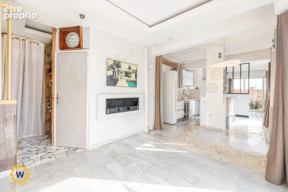 Rare T2 esprit loft de 51,30 m² avec terrasse plein ciel de 35 m² et vue panoramique sur Nice et ses collines - photo 5