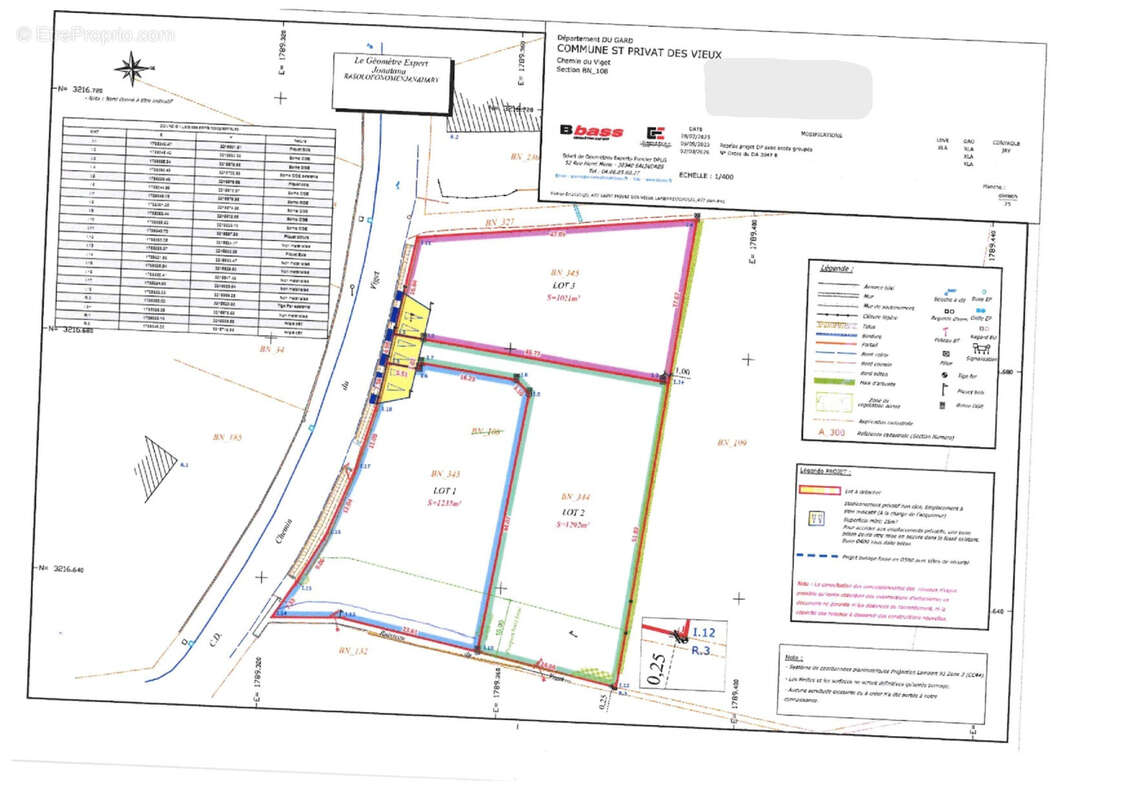 Terrain à SAINT-PRIVAT-DES-VIEUX