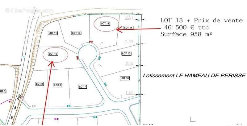 Terrain 958 m² à Carresse-Cassaber  - photo 3