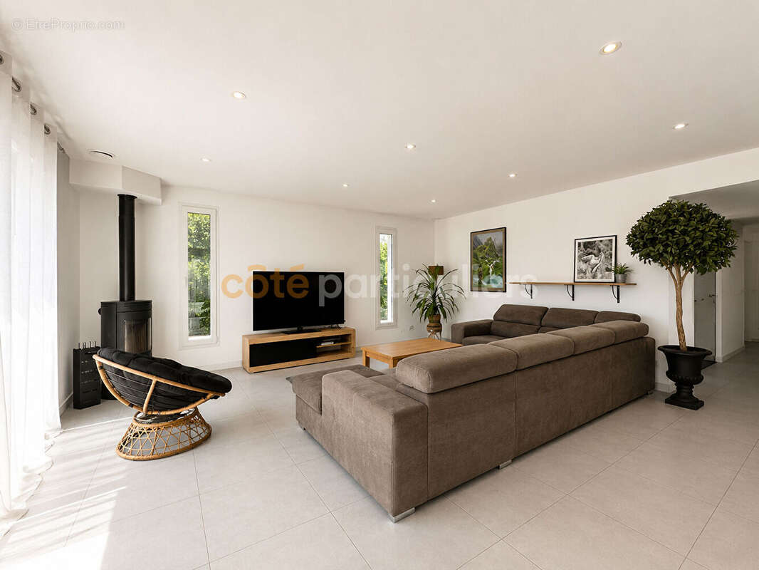 Touvois -- maison de plain-pied -- 135 m² habitables -- calme -- 3 chambres -- maison familiale - photo 3
