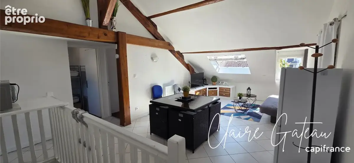 Appartement à vendre 3 pièces aix les bains (73)  -centre-ville – appartement 2 chambres – dernier étage – cave - photo 2