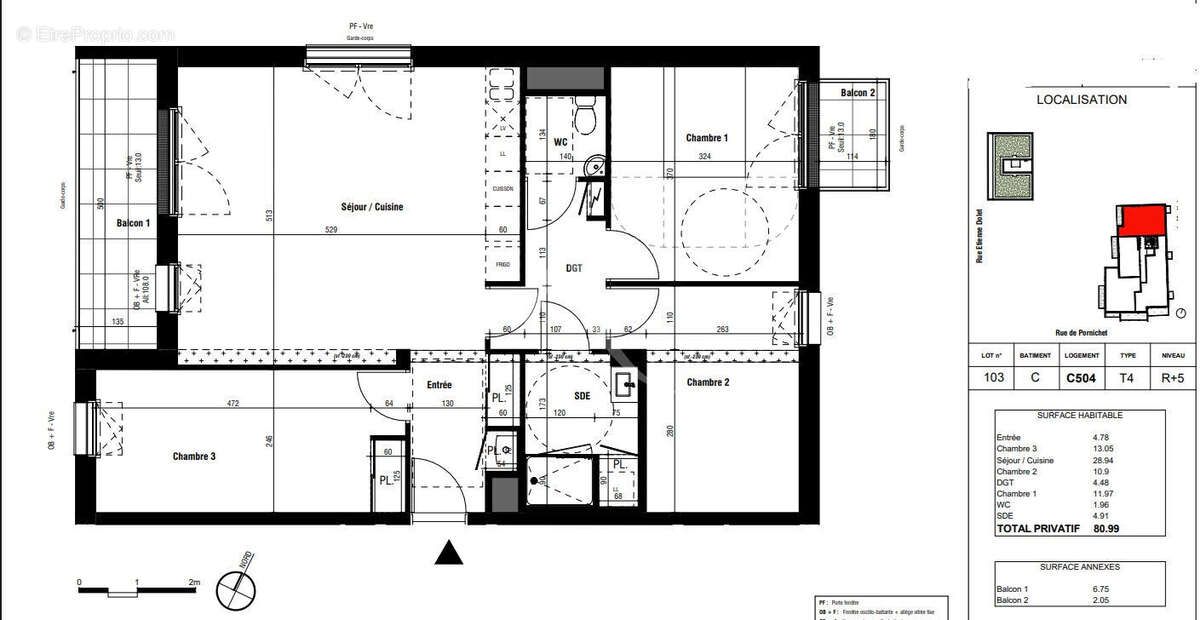 Appartement à SAINT-NAZAIRE