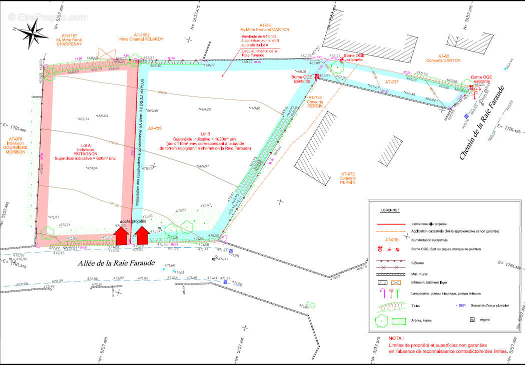 Terrain à MONTBRISON
