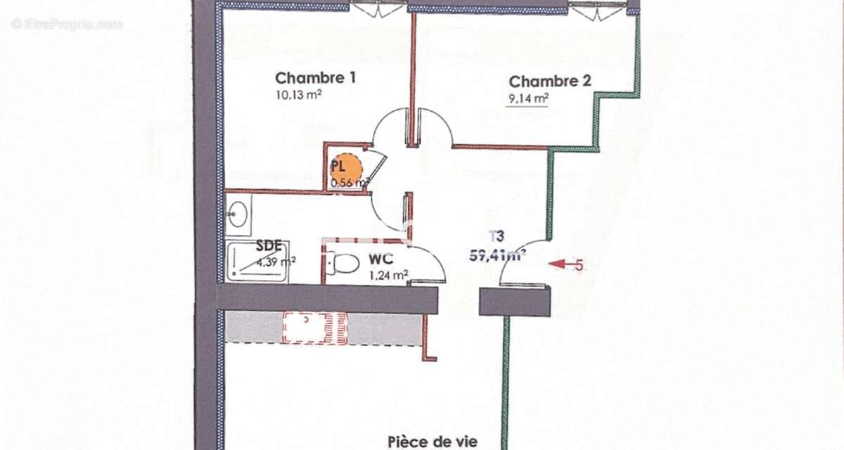 Appartement à THEZAN-LES-BEZIERS