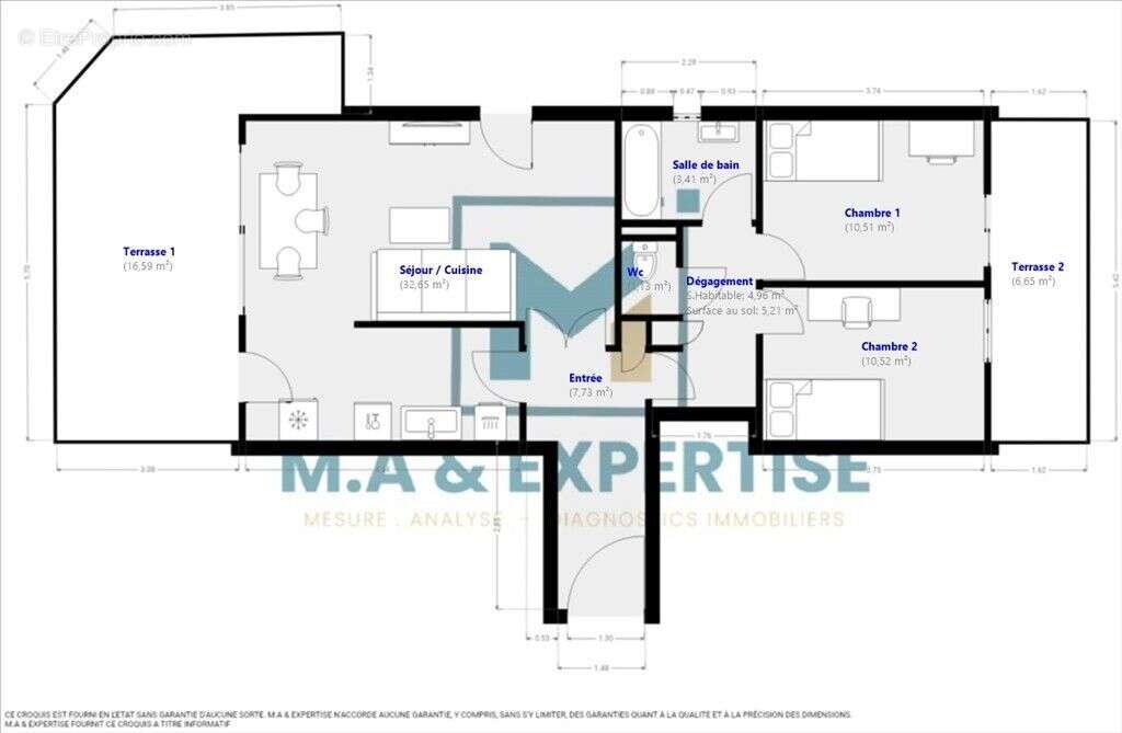 Appartement à LE CANNET