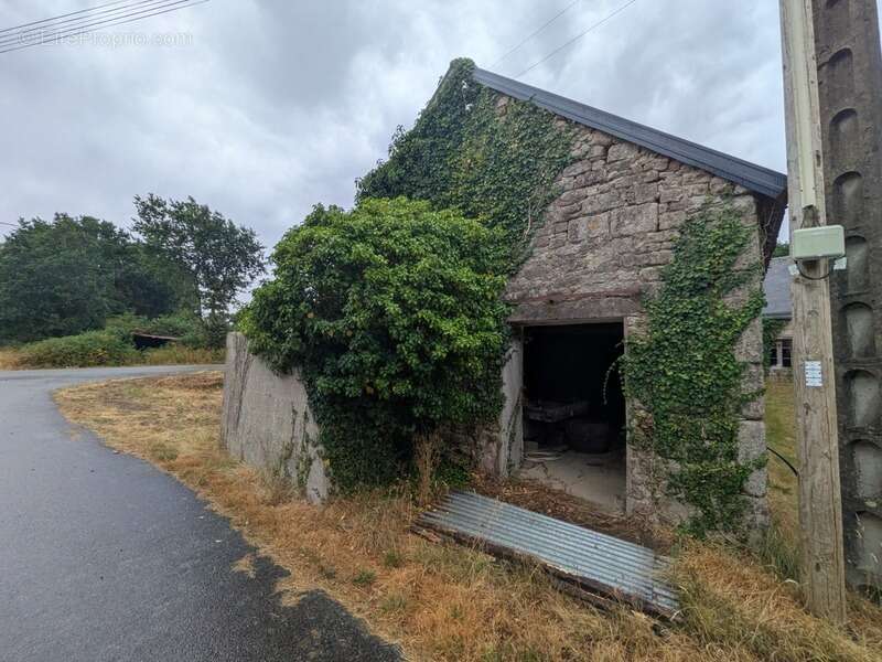 Plouay en campagne bâtiment en pierre sous ardoise et bac acier de 75m² parcelle de 380m² - photo 3