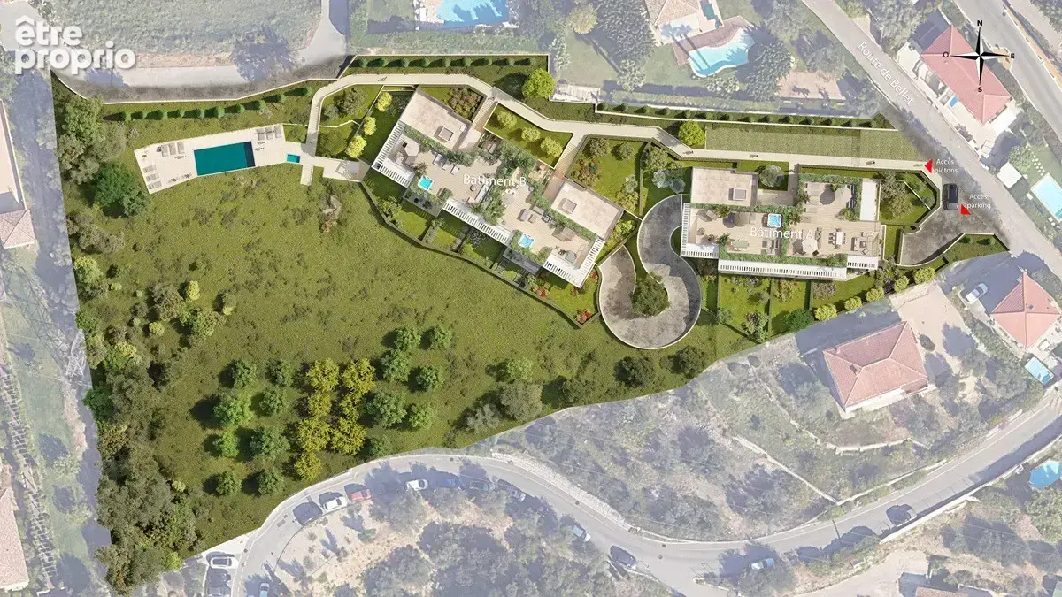 Nice  Bellet - 3P appartement avec jardin privatif- Résidence neuve premium sur les hauteurs de Nice - photo 6