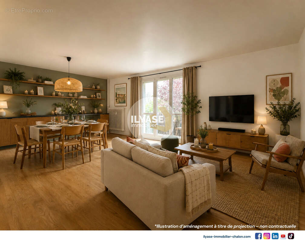 Appartement - 77 m2 - 3 pièces - photo 3