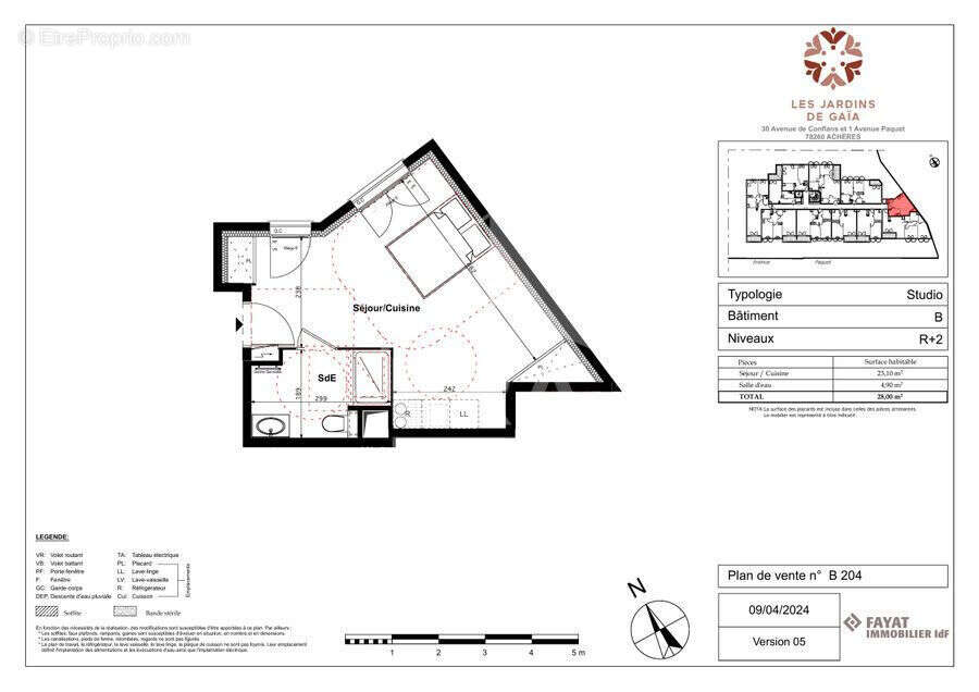 Studio 28m2 - Centre ville - photo 8