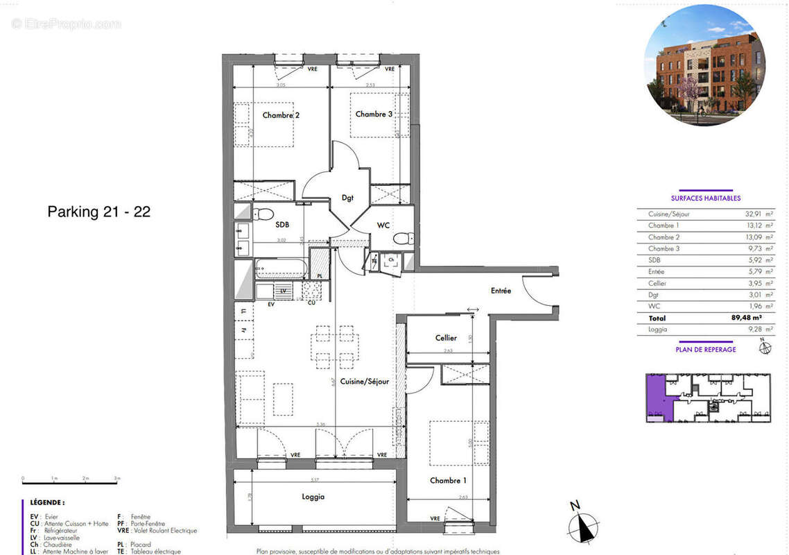 Appartement à TOULOUSE