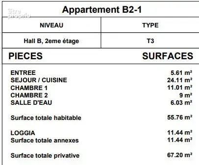 Appartement 3 pièces 56 m² à vendre à Bordeaux (33000) - photo 5