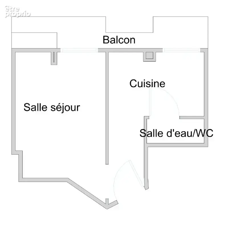 Métro félix faure – studio avec balcon et vue dégagée - photo 13