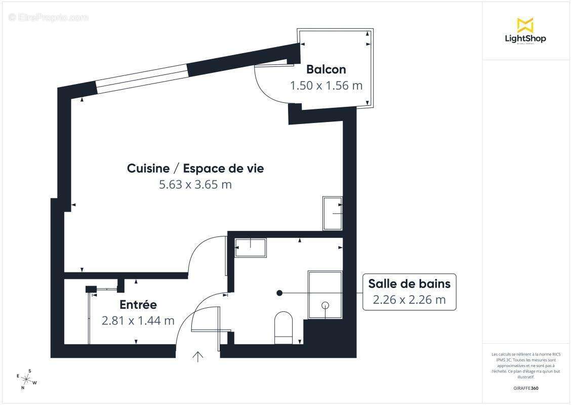 Appartement à GENNEVILLIERS