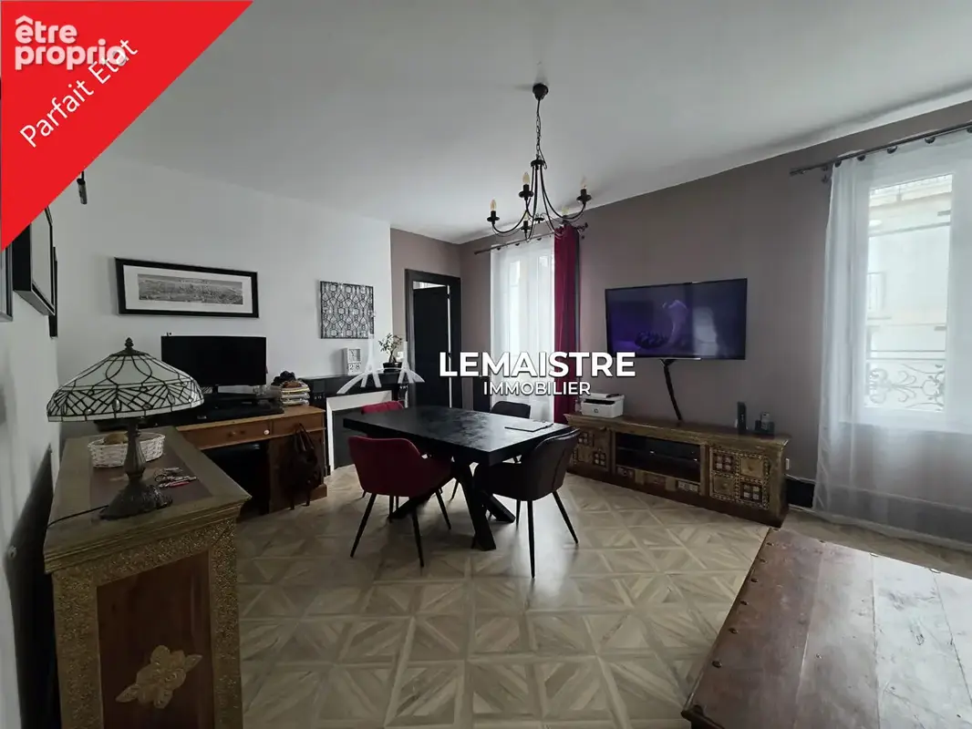 Appartement à vendre  Le Havre  Anatole France 82,6 m²  3 chambres  Cave  Charme de l'ancien - photo 1