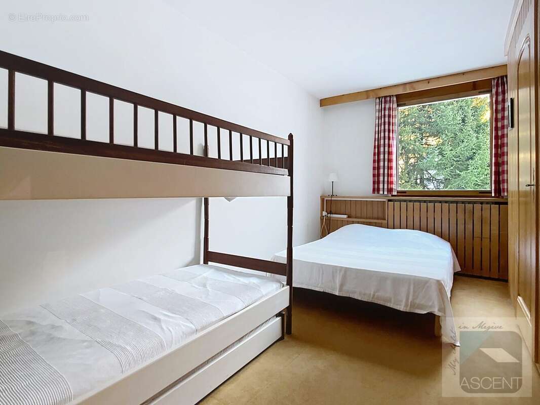 Grande chambre  - Appartement à MEGEVE