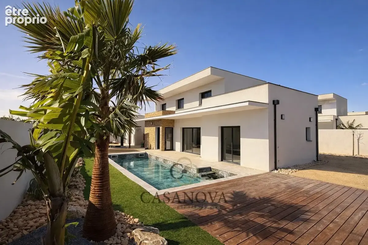 Ensemble de 4 villas contemporaines avec piscine  Grau d'Agde  investissement haut de gamme TVA récupérable - photo 4