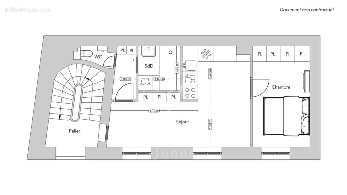 Appartement à PARIS-3E