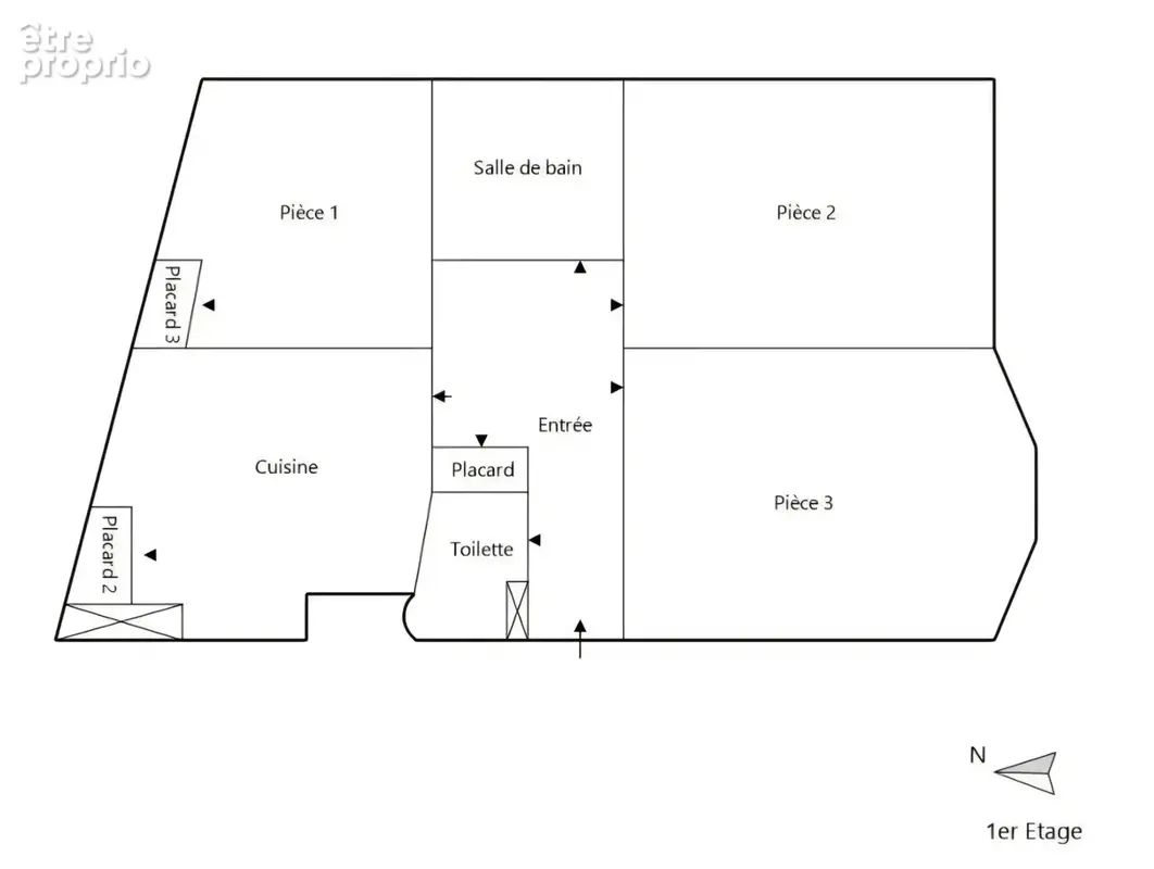 Moulins   hypercentre   appartement t3 de 55 m2 - photo 9