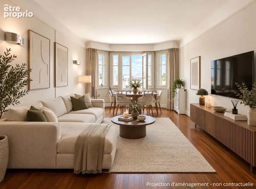 Appartement 61m² Paris 16e - Porte d'auteuil - photo 2
