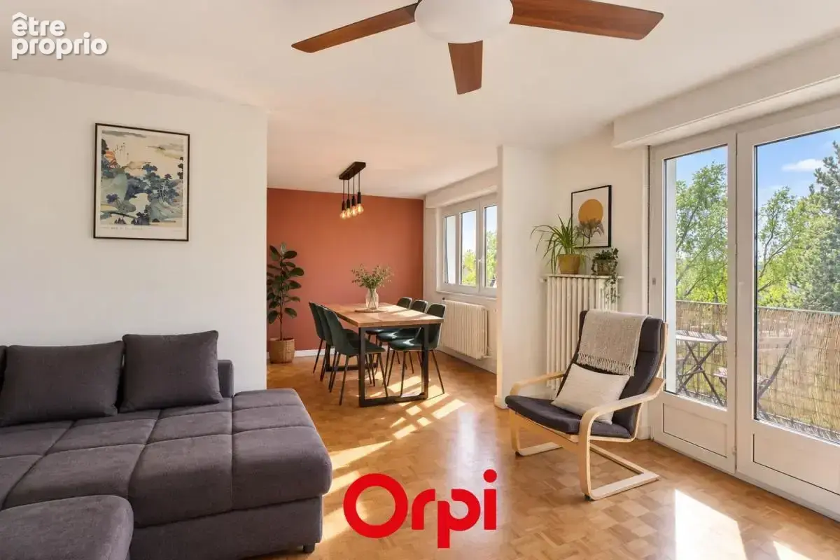 Spacieux 3/4 pièces de 81 m² avec balcon, garage et cave électrifiés — Strasbourg Neuhof ! - photo 1