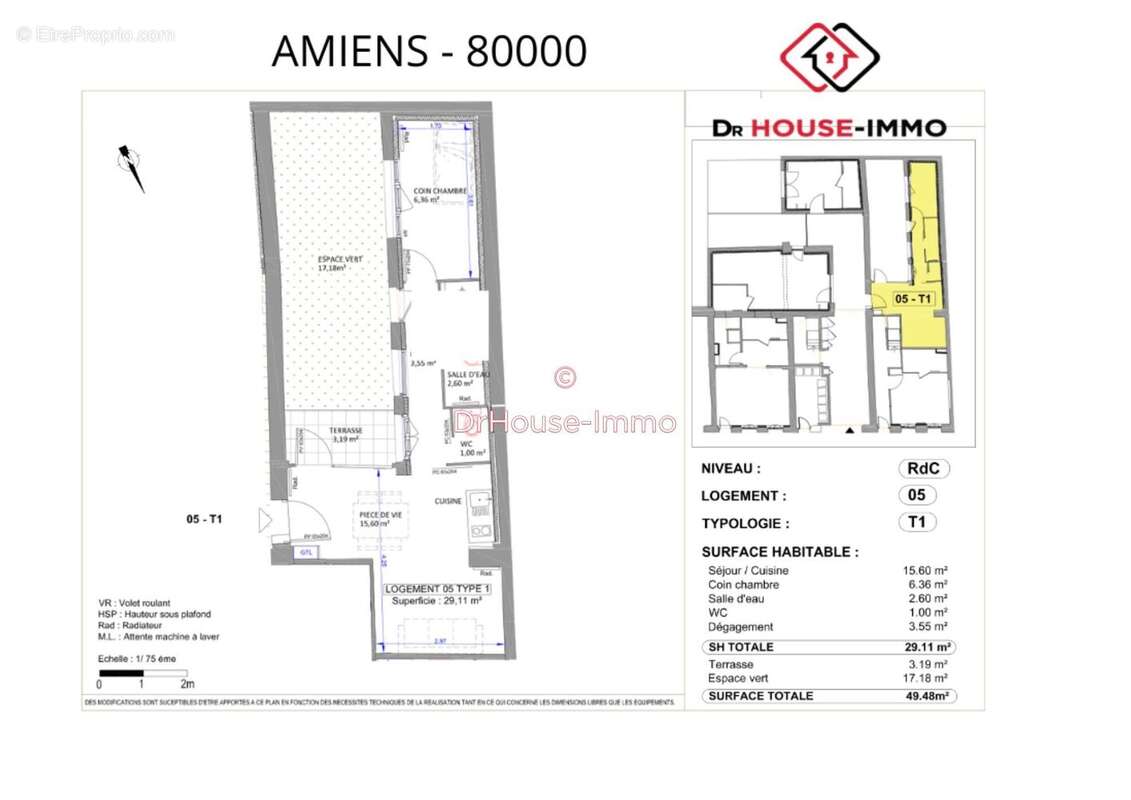 Appartement à AMIENS