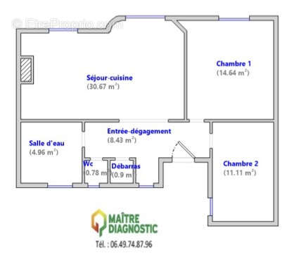 Appartement à PARIS-15E